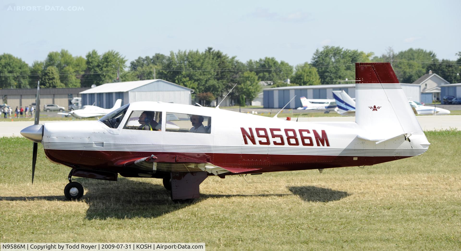 N9586M, 1966 Mooney M20F Executive C/N 670163, EAA AIRVENTURE 2009