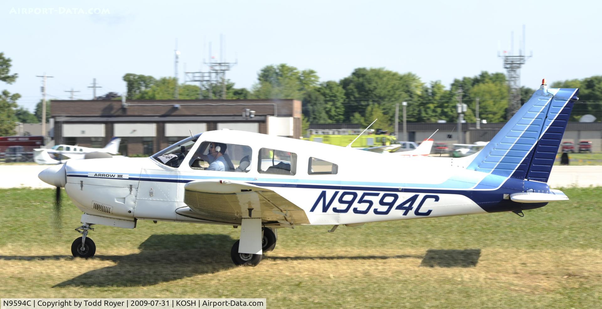 N9594C, 1978 Piper PA-28R-201 Cherokee Arrow III C/N 28R-7837209, EAA AIRVENTURE 2009