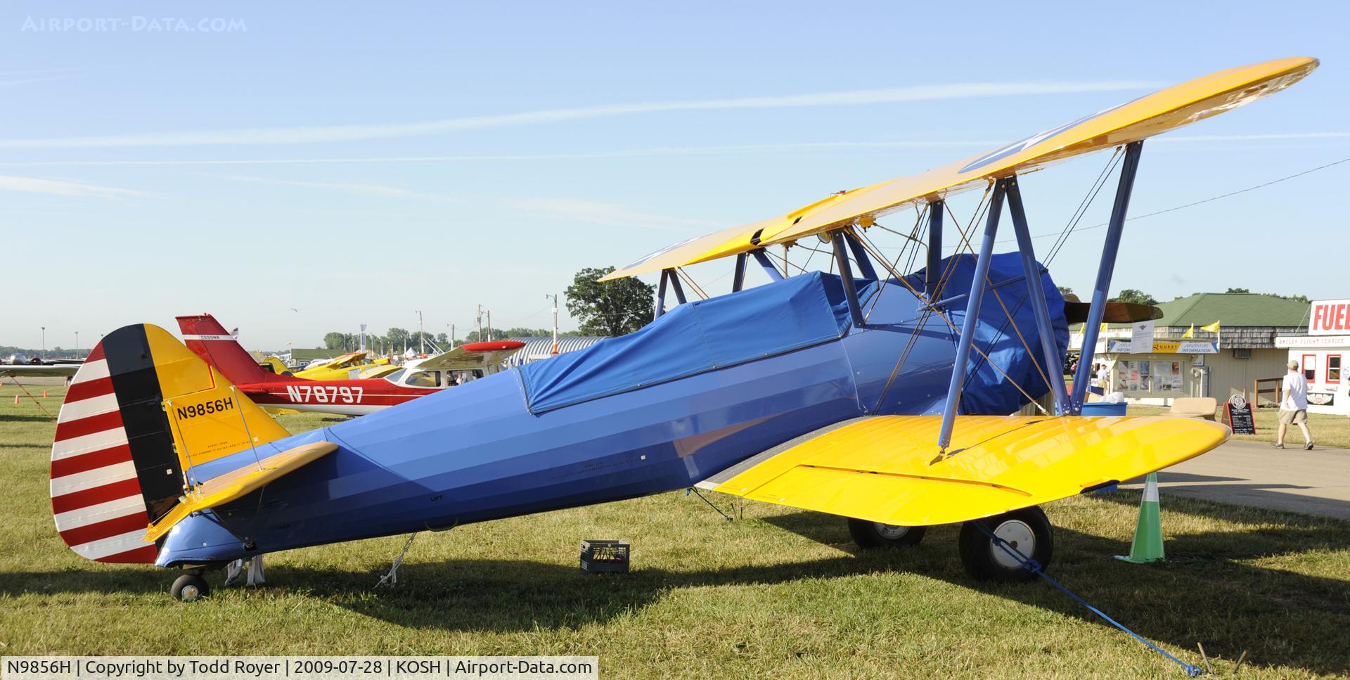 N9856H, 1943 Boeing A75N1(PT17) C/N 75-4988, EAA AIRVENTURE 2009