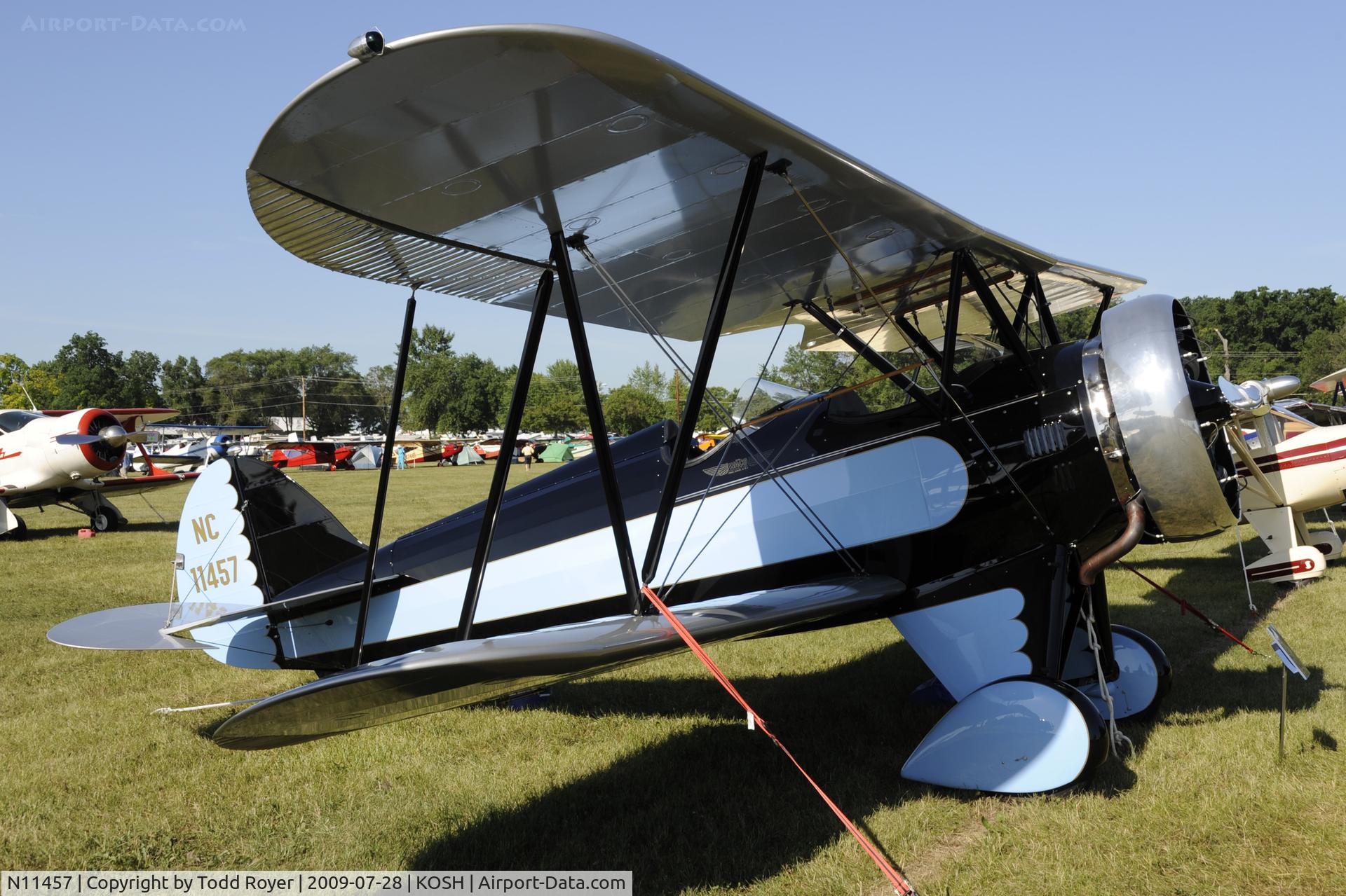 N11457, 1931 Waco QCF C/N 3540, EAA AIRVENTURE 2009