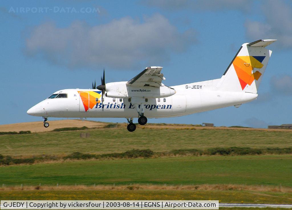 G-JEDY, 2000 De Havilland Canada DHC-8-201 Dash 8 C/N 542, British European