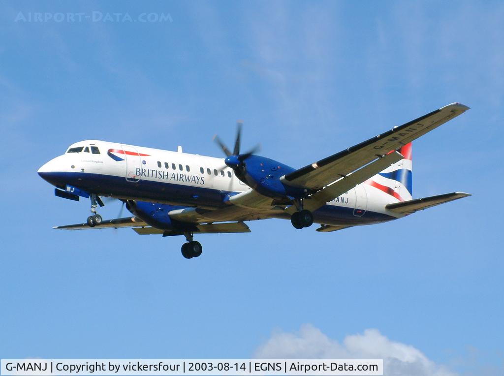 G-MANJ, 1987 British Aerospace ATP C/N 2004, British Regional