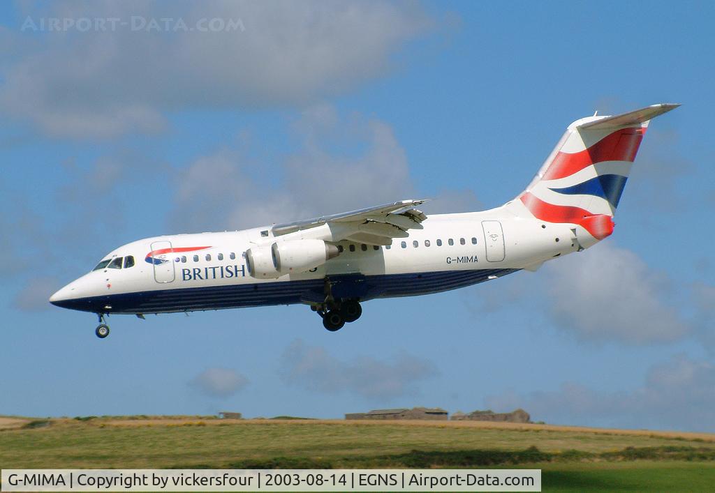 G-MIMA, 1987 British Aerospace BAe.146-200 C/N E2079, British Regional
