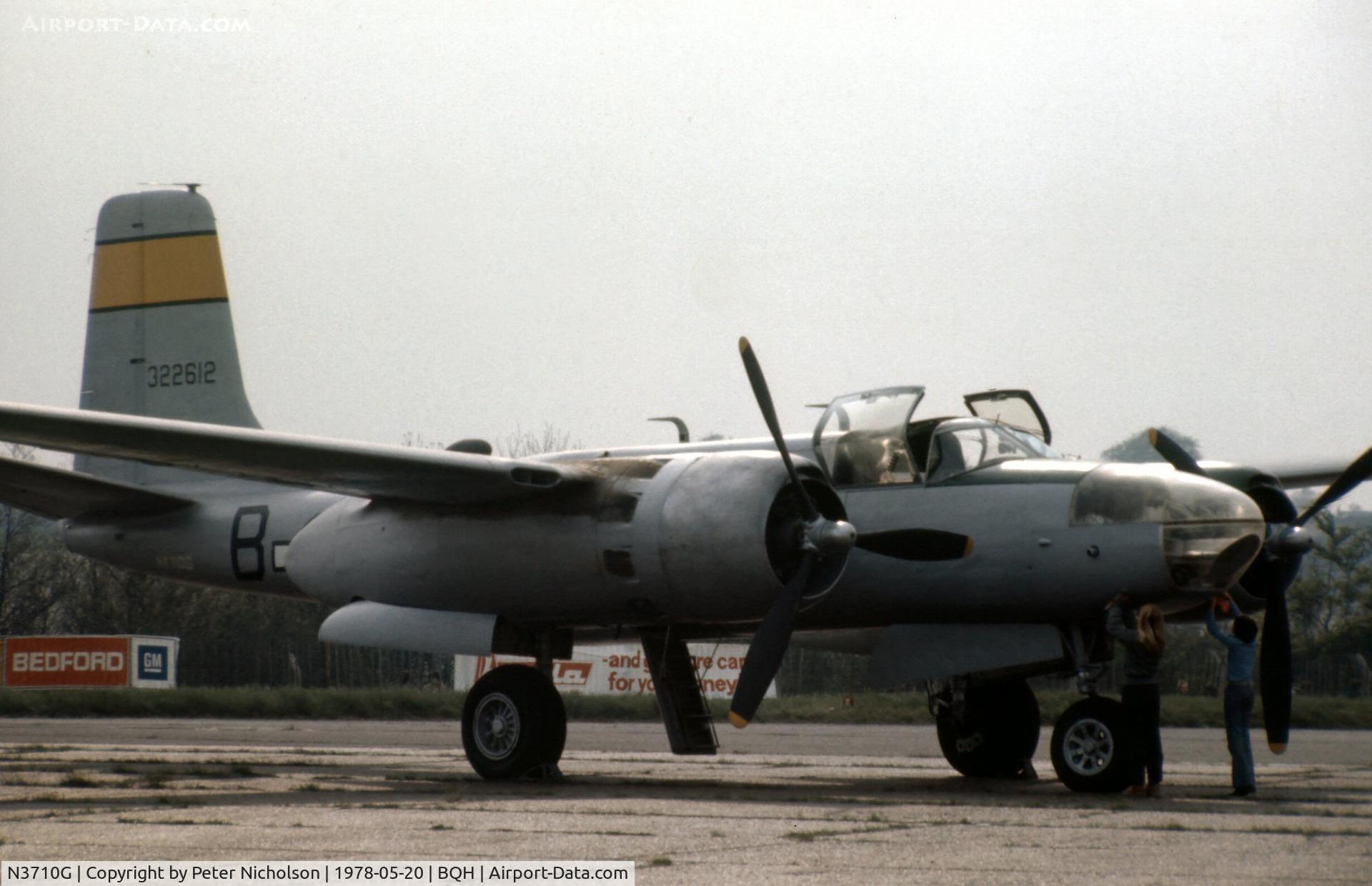 N3710G, 1943 Douglas A-26C Invader C/N 18759, Another view of the A-26C Invader at the 1978 Biggin Hill Air Fair.