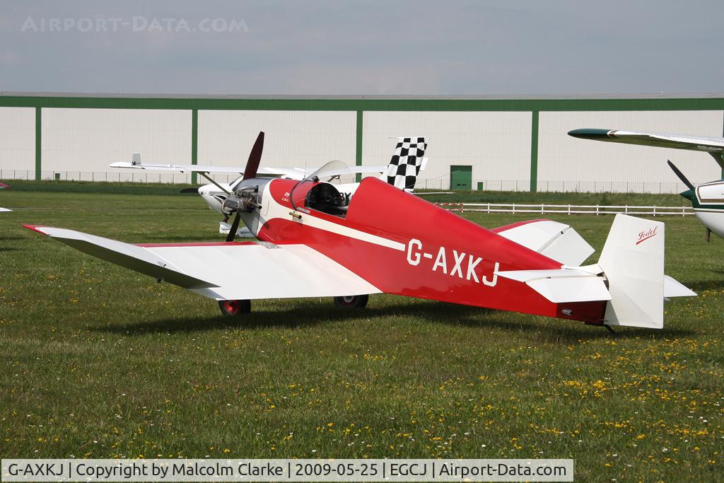 G-AXKJ, 1970 Jodel D-9 Bebe C/N PFA 941, Jodel D9 Bebe at Sherburn-in-Elmet in 2009.