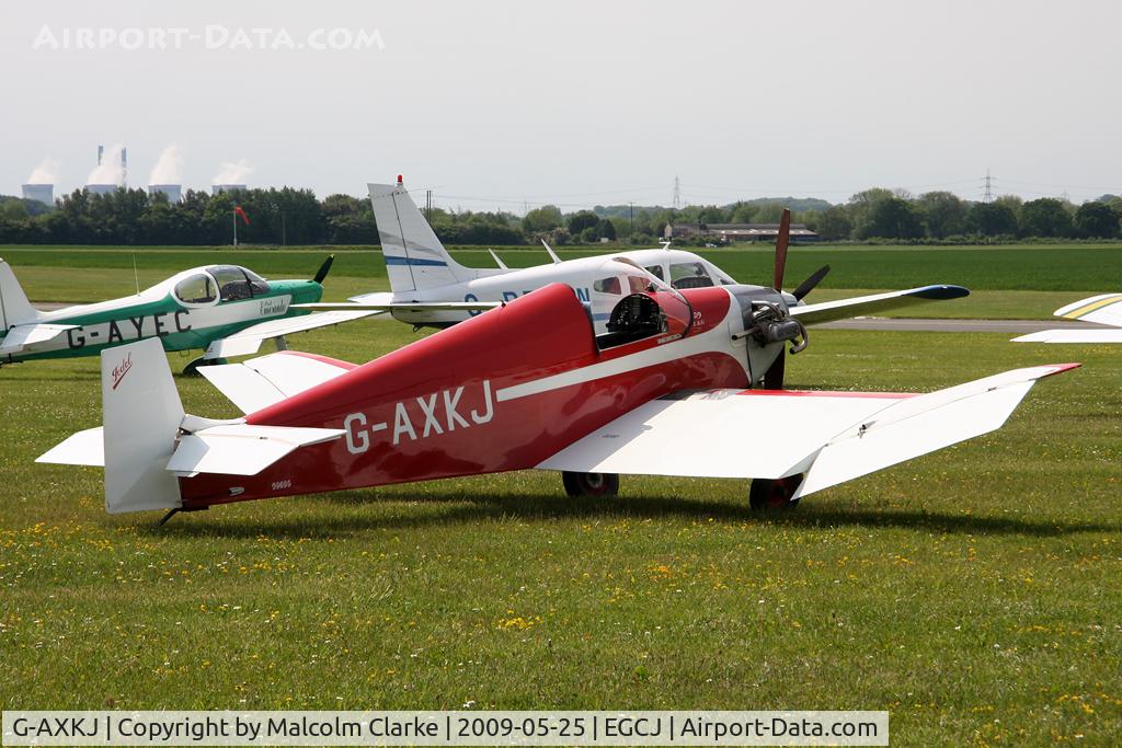 G-AXKJ, 1970 Jodel D-9 Bebe C/N PFA 941, Jodel D9 Bebe at Sherburn-in-Elmet in 2009.