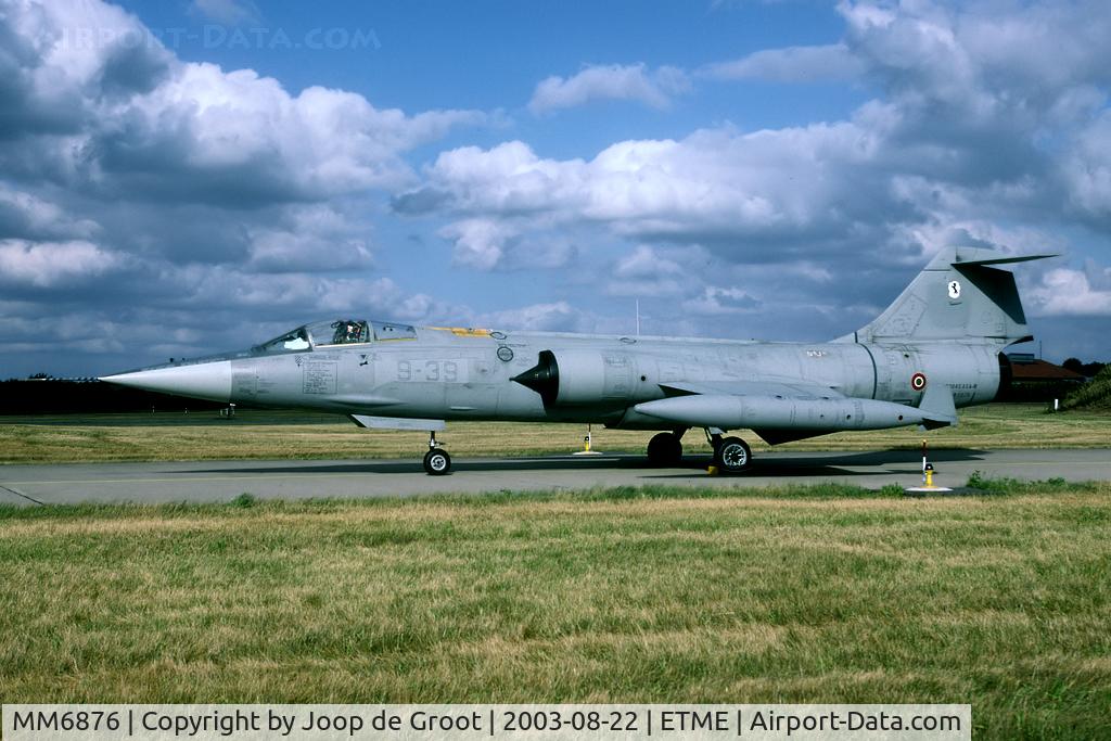 MM6876, Aeritalia F-104S-ASA Starfighter C/N 1176, For the last Open House held at Eggebek two Italian Starfighters attended. These were the last operational Starfighters I ever saw.