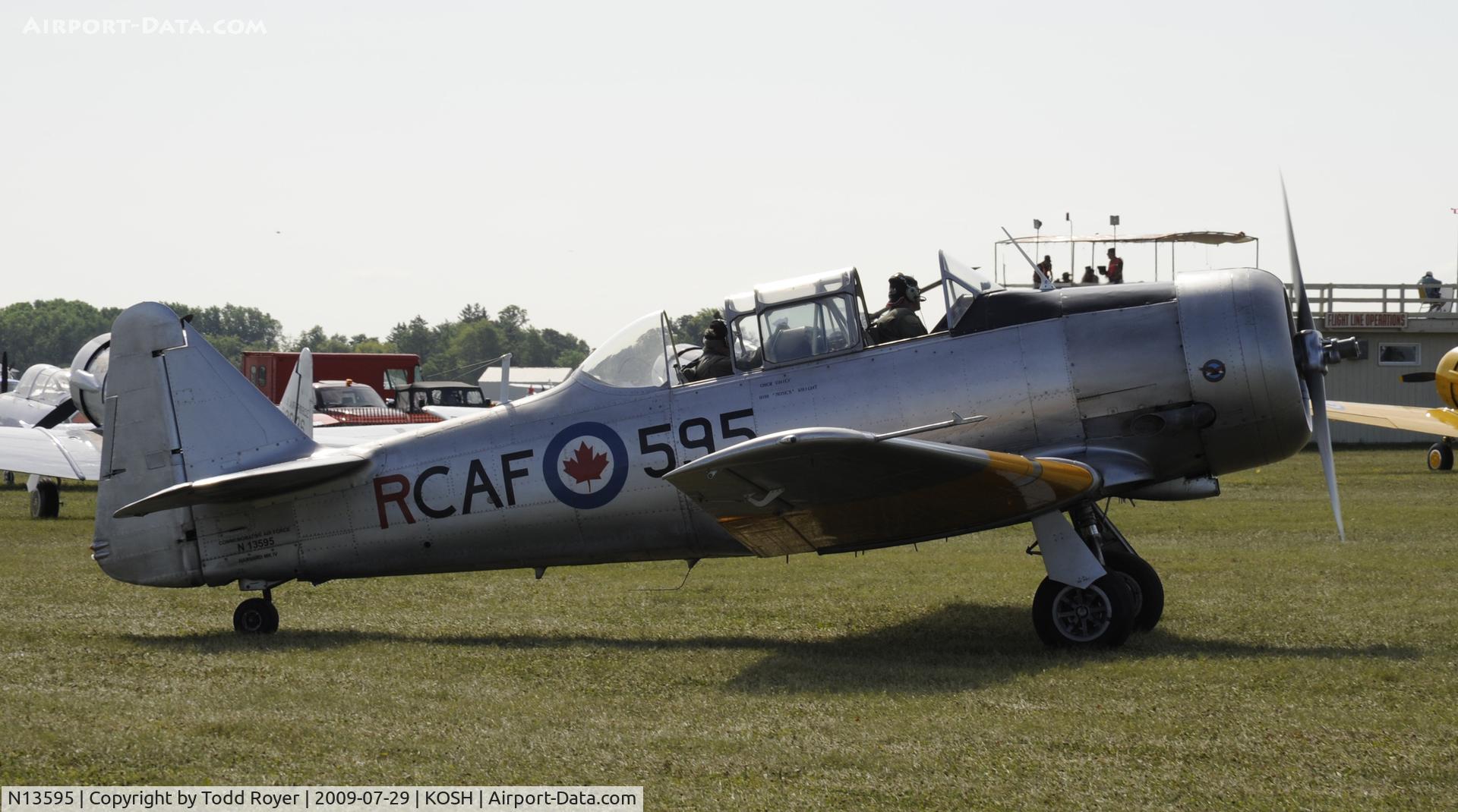 N13595, 1952 Canadian Car & Foundry T-6 Harvard Mk.4 C/N CCF4-97, EAA AIRVENTURE 2009