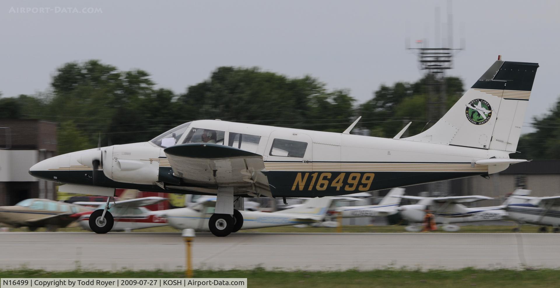 N16499, 1973 Piper PA-34 200 Seneca C/N 34-7350132, EAA AIRVENTURE 2009