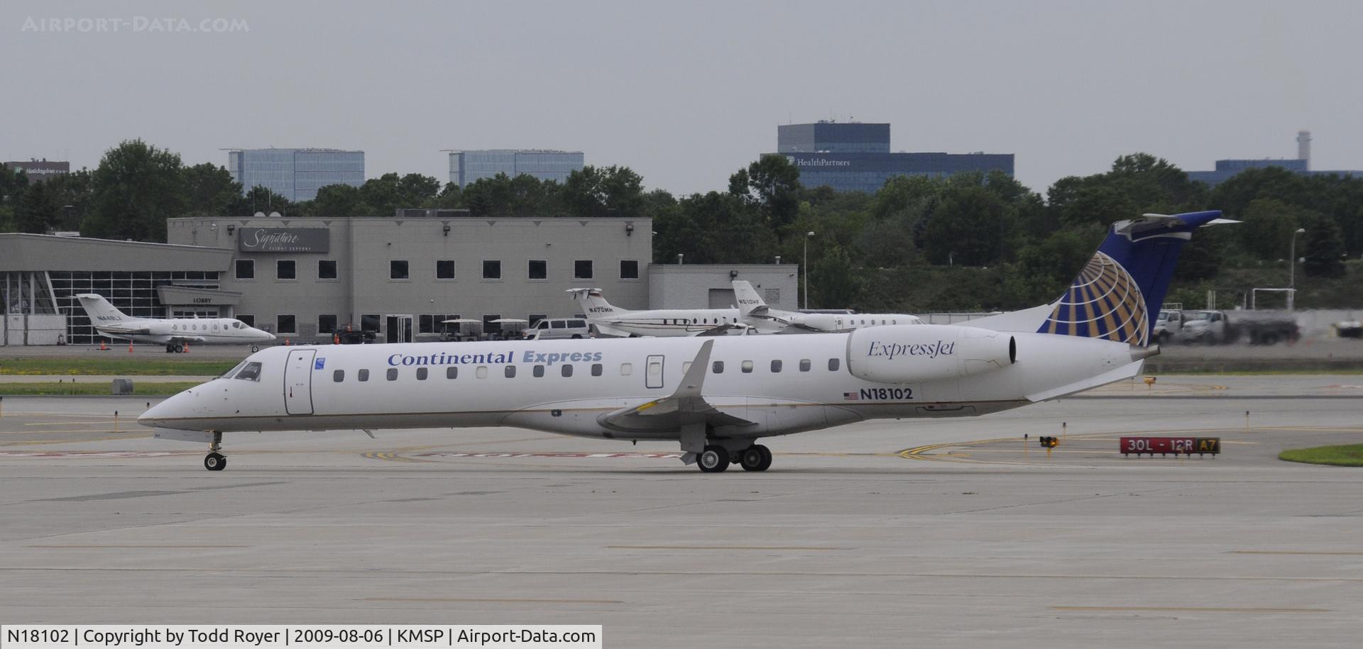 N18102, 2002 Embraer ERJ-145XR (EMB-145XR) C/N 145643, TAXI FOR DEPARTURE