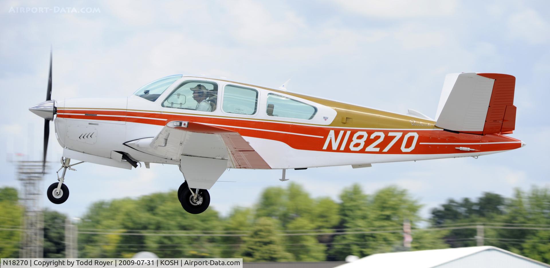 N18270, 1977 Beech V35B Bonanza C/N D-10029, EAA AIRVENTURE 35