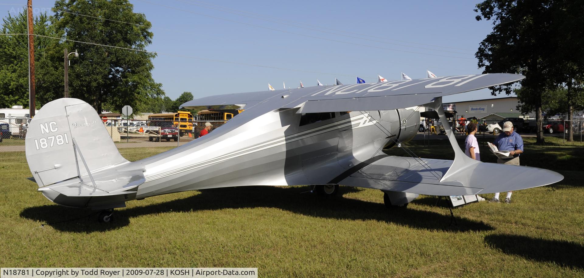 N18781, 1938 Beech F17D Staggerwing C/N 204, EAA AIRVENTURE 2009