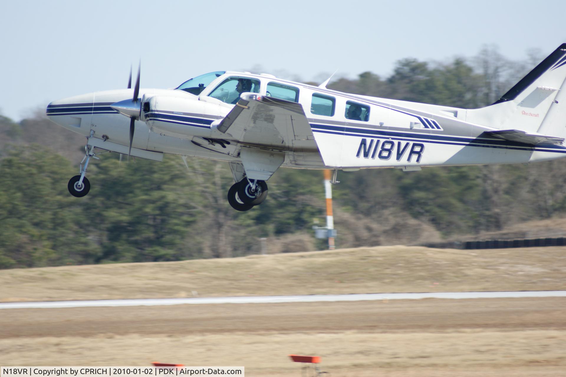N18VR, 1996 Beech 58 Baron C/N TH-1771, A cold day at PDK
