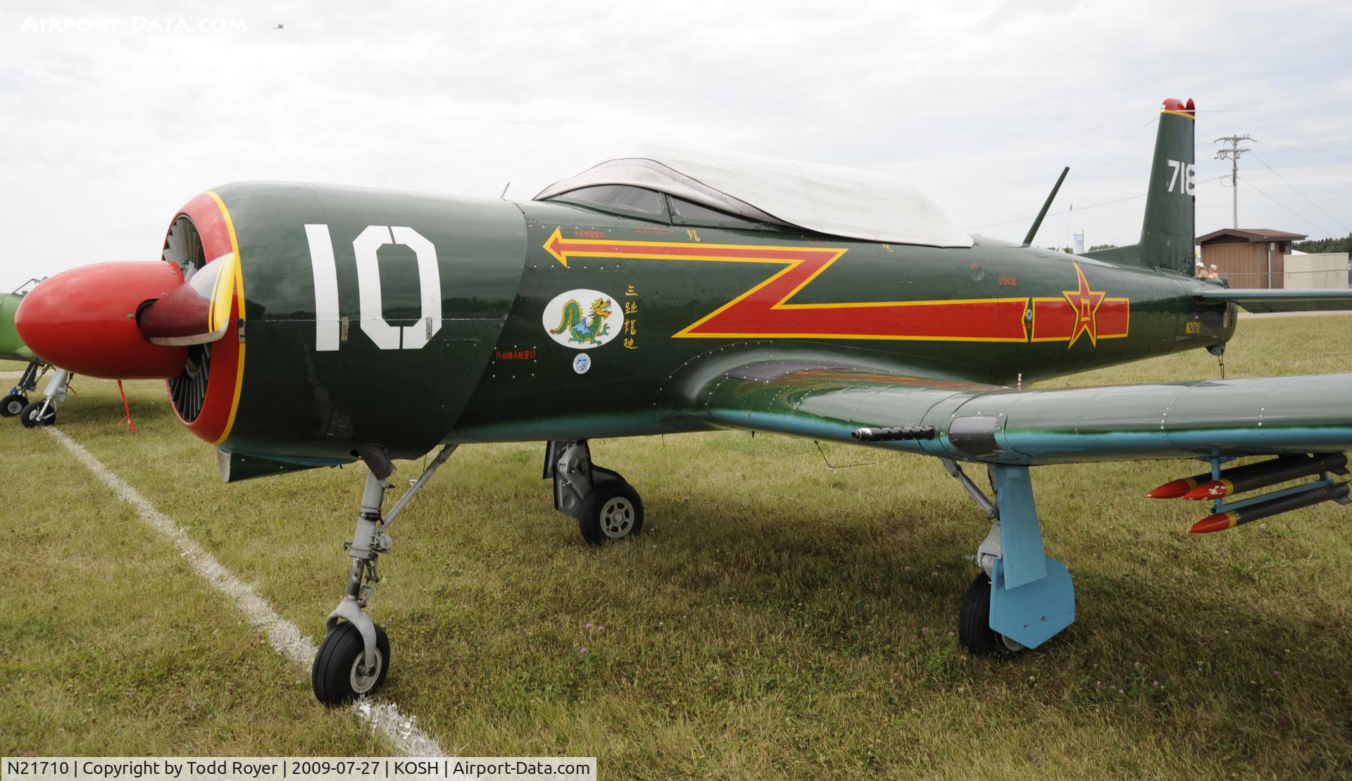 N21710, 1969 Nanchang CJ-6A C/N 2532059, EAA AIRVENTURE 2009