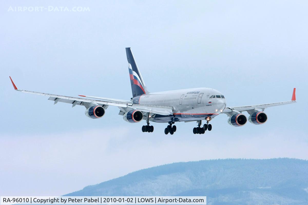 RA-96010, 1994 Ilyushin Il-96-300 C/N 74393201007, SZG Wintercharter