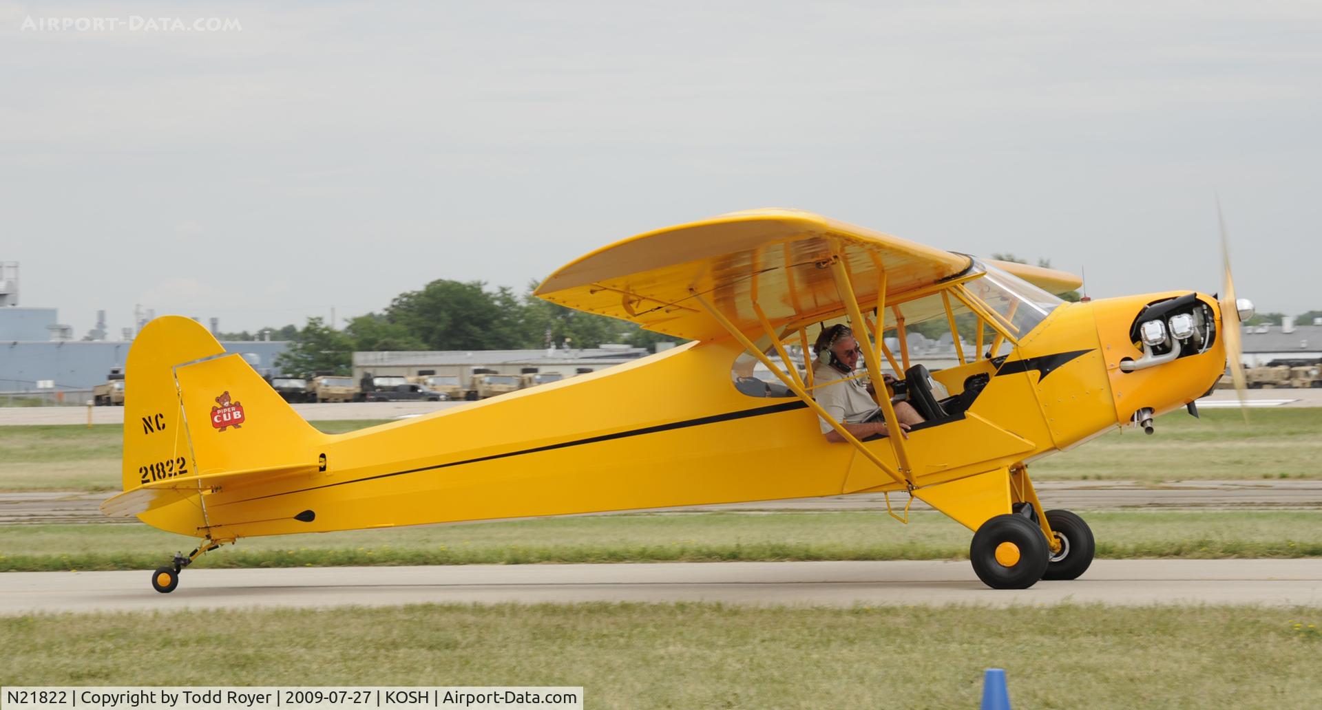 N21822, 1938 Piper J3C-65 Cub Cub C/N 2604, EAA AIRVENTURE 2009