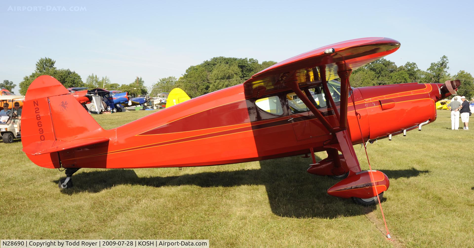 N28690, 1941 Fairchild 24W-41A C/N W41A-111, EAA AIRVENTURE 2009