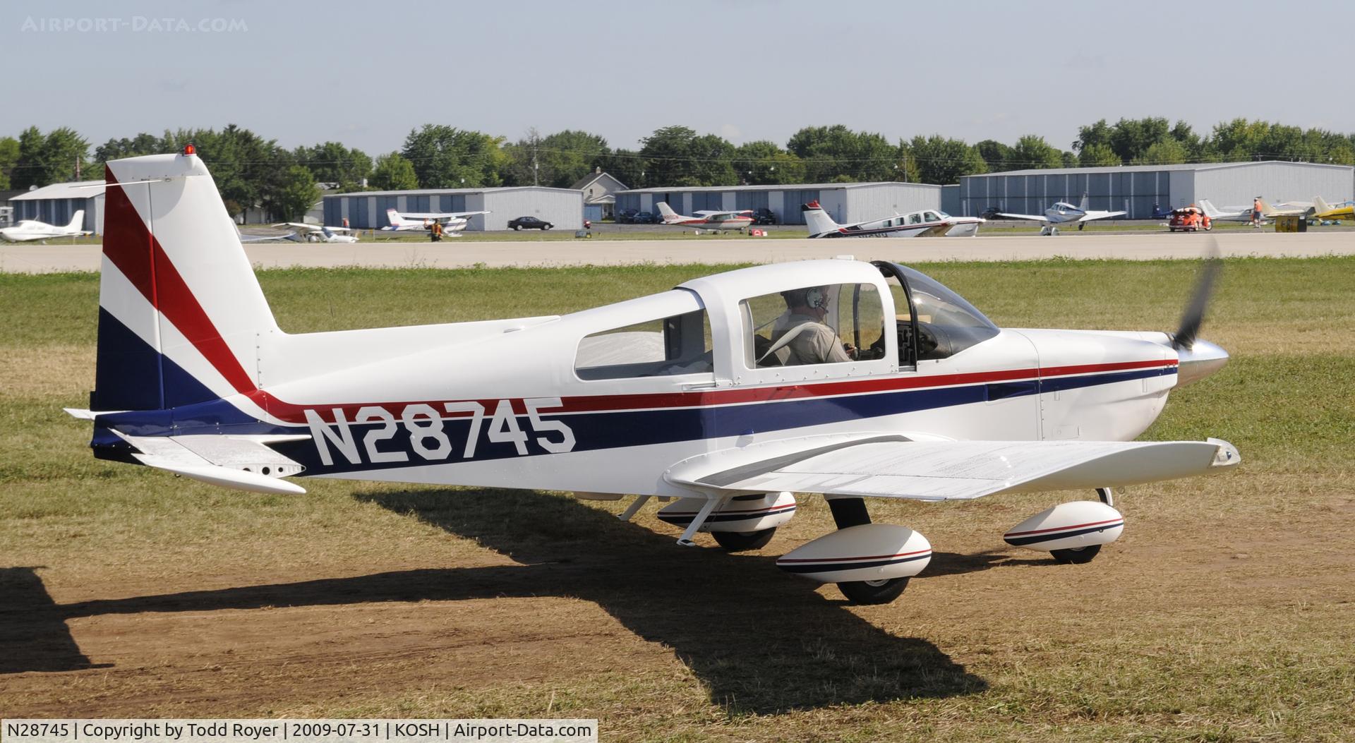 N28745, 1978 Grumman American AA-5B Tiger C/N AA5B0789, EAA AIRVENTURE 2009