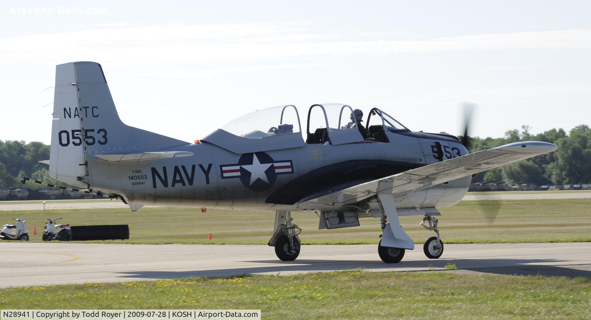 N28941, 1956 North American T-28C Trojan C/N 226-130 (140553), EAA AIRVENTURE 2009