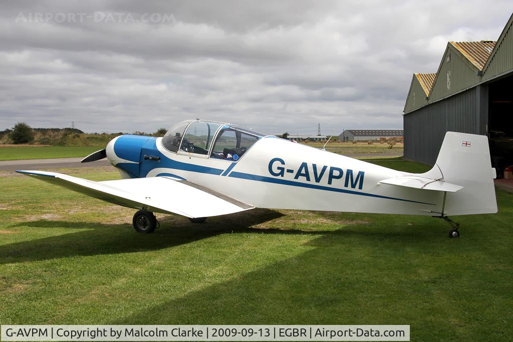 G-AVPM, 1957 SAN Jodel D-117 C/N 593, Jodel D-117 at Breighton Airfield, UK in 2009.