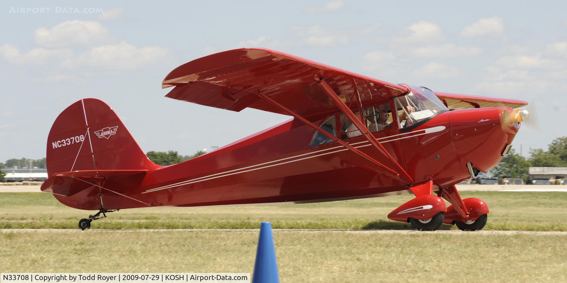 N33708, 1941 Aeronca 65-CA Super Chief C/N CA12751, EAA AIRVENTURE 2009