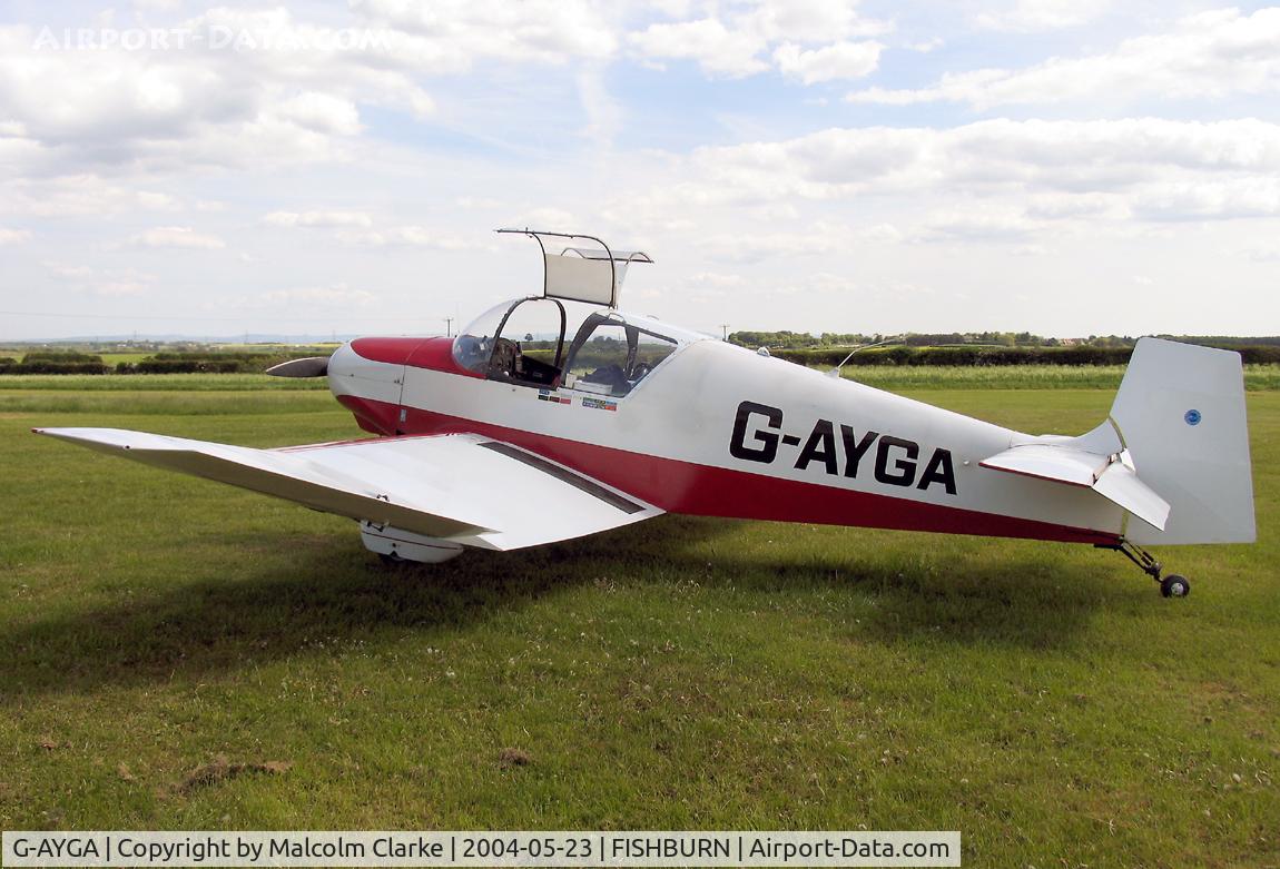 G-AYGA, 1956 SAN Jodel D-117 C/N 436, Jodel D-117 at Fishburn Airfield, UK in 2004.