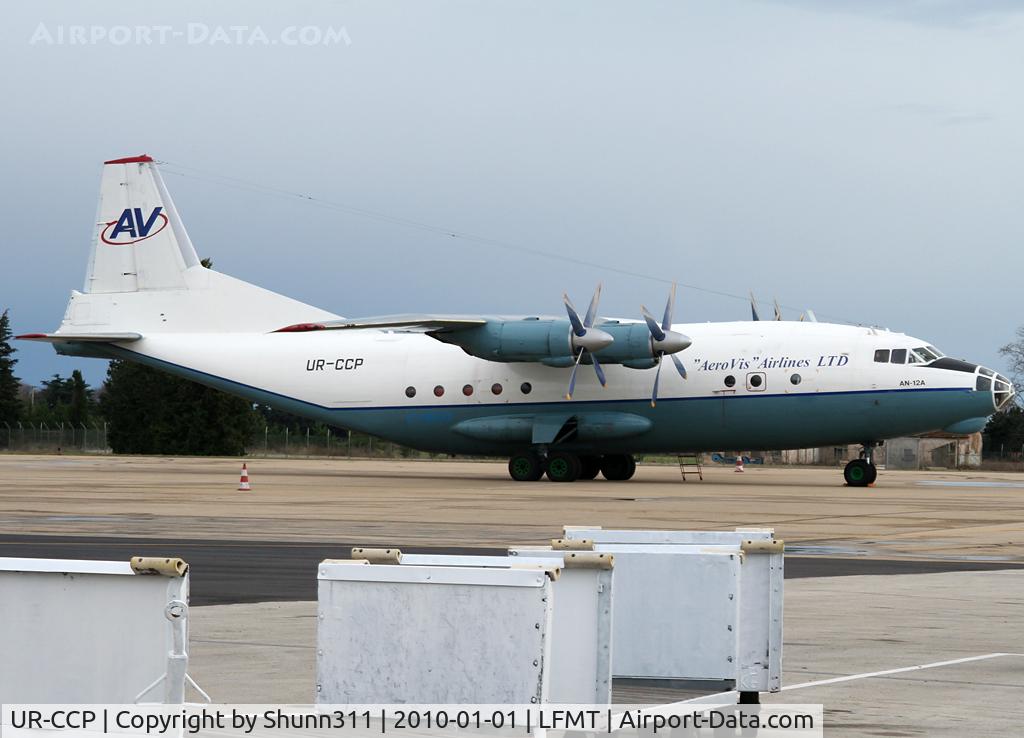 UR-CCP, 1962 Antonov An-12BK C/N 2340505, Parked at the Cargo area...