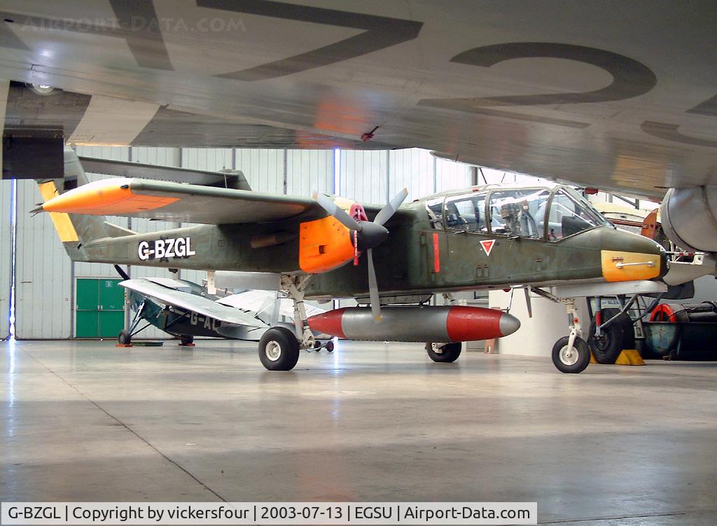 G-BZGL, 1971 North American OV-10B Bronco C/N 338-11, Invicta Aviation. Former German Air Force aircraft (99+26).