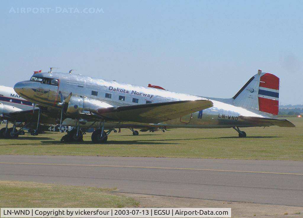 LN-WND, 1943 Douglas C-53D-DO Skytrooper (DC-3A) C/N 11750, Dakota Norway.