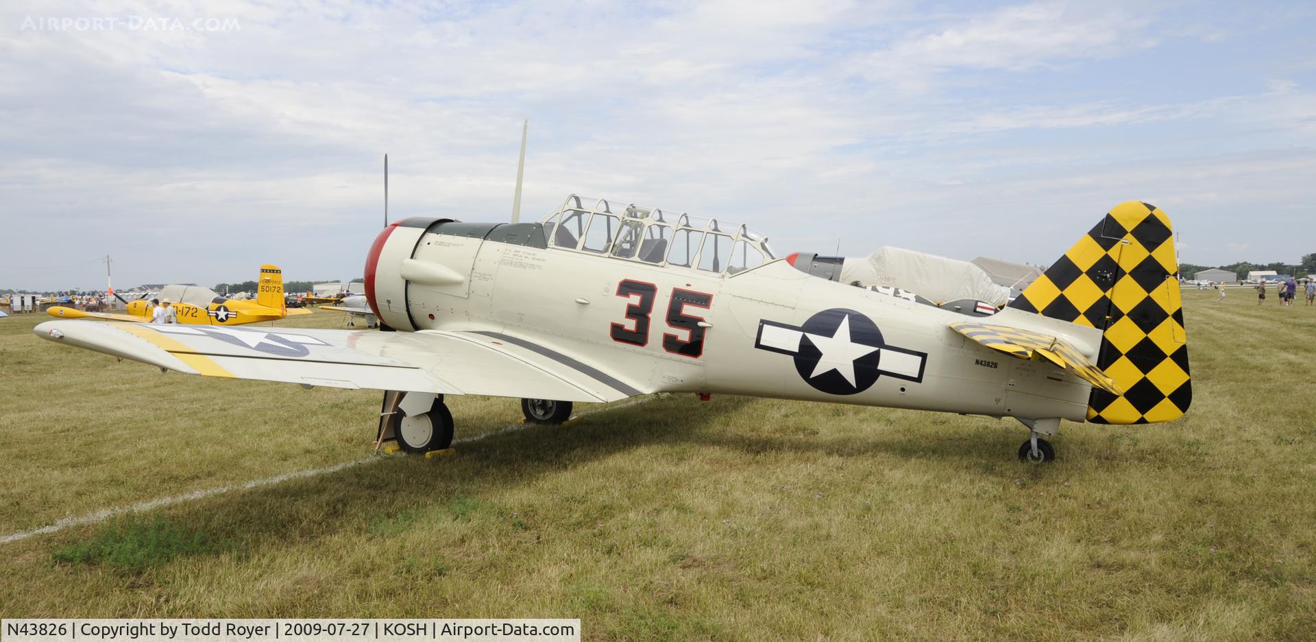 N43826, North American T-6D C/N 42-84757, EAA AIRVENTURE 2009