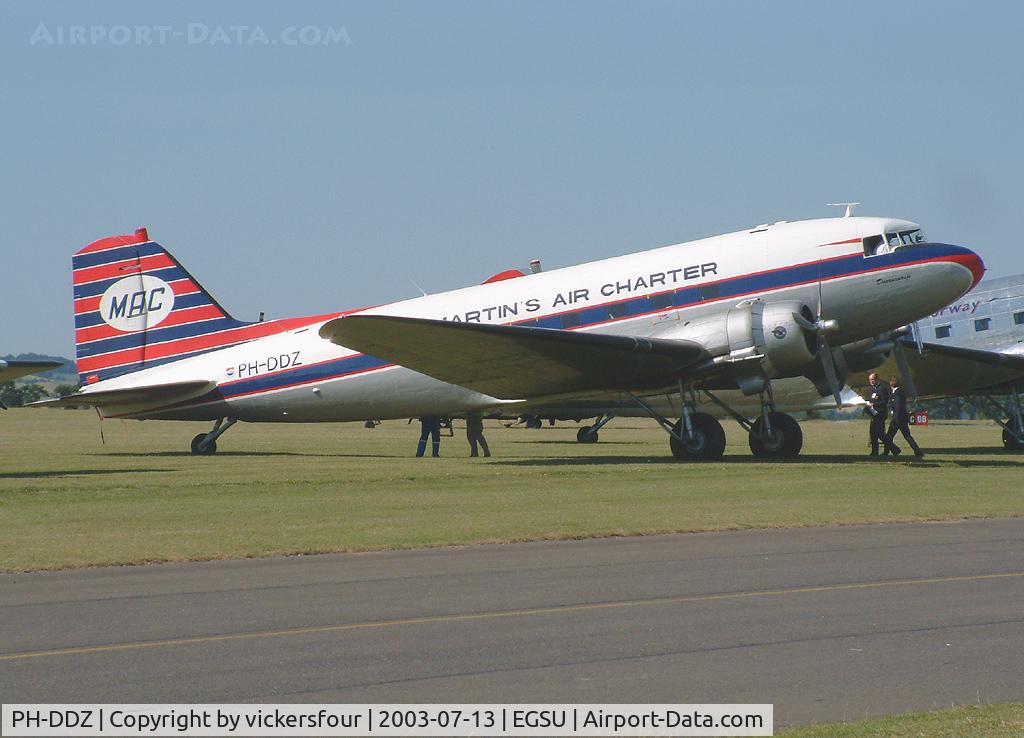 PH-DDZ, 1943 Douglas DC-3C-S1C3G (C-47A) C/N 19754, Dutch Dakota Association. Martin's Air Charter scheme.