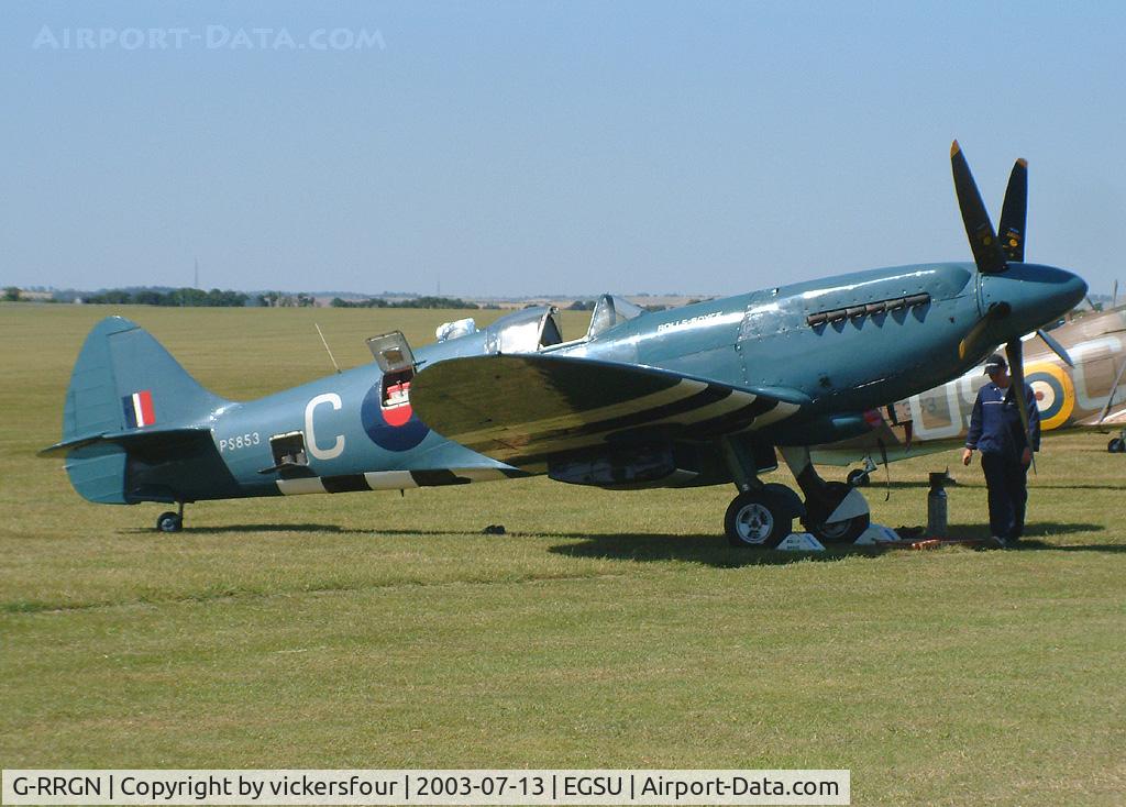 G-RRGN, 1945 Supermarine 389 Spitfire PR.XIX C/N 6S/594677, Rolls Royce. Wears RAF markings, coded 'C'.