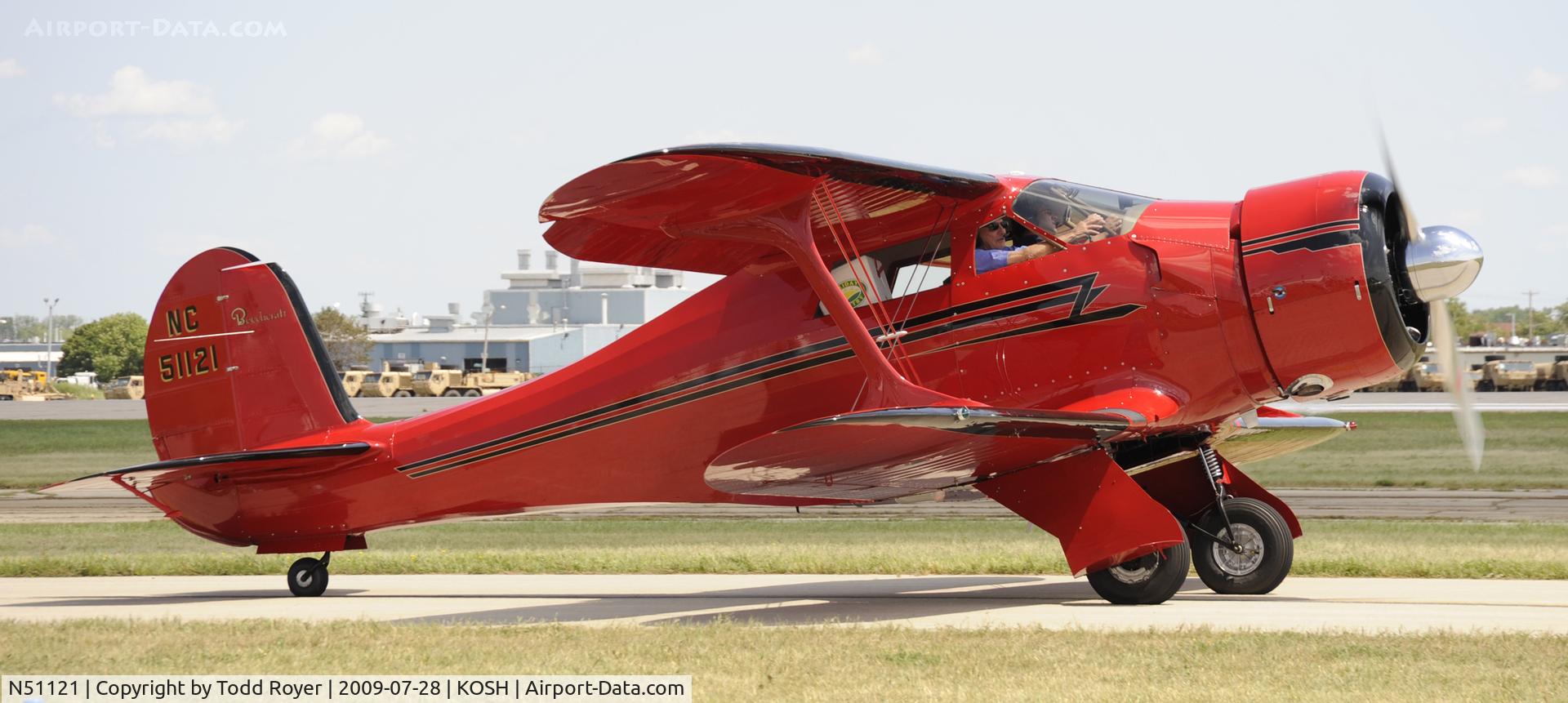 N51121, 1945 Beech D17S Staggerwing C/N 4914, EAA AIRVENTURE 2009