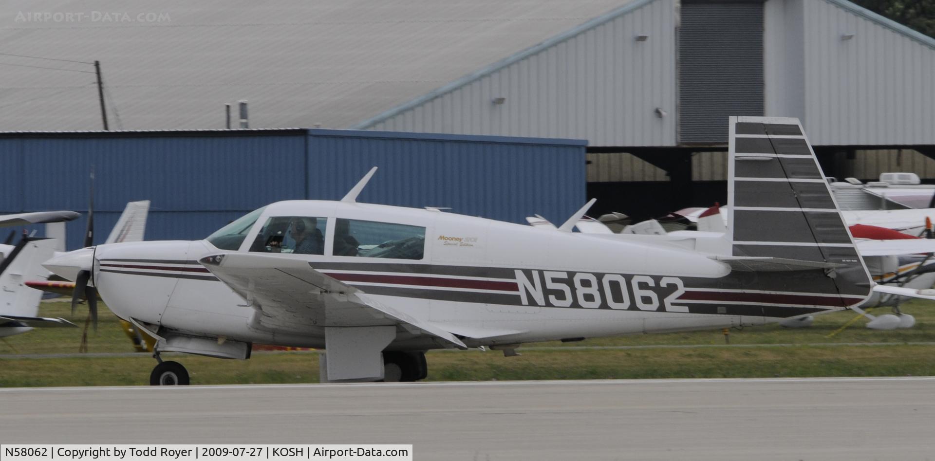 N58062, Mooney M20J 201 C/N 24-1540, EAA AIRVENTURE 2009