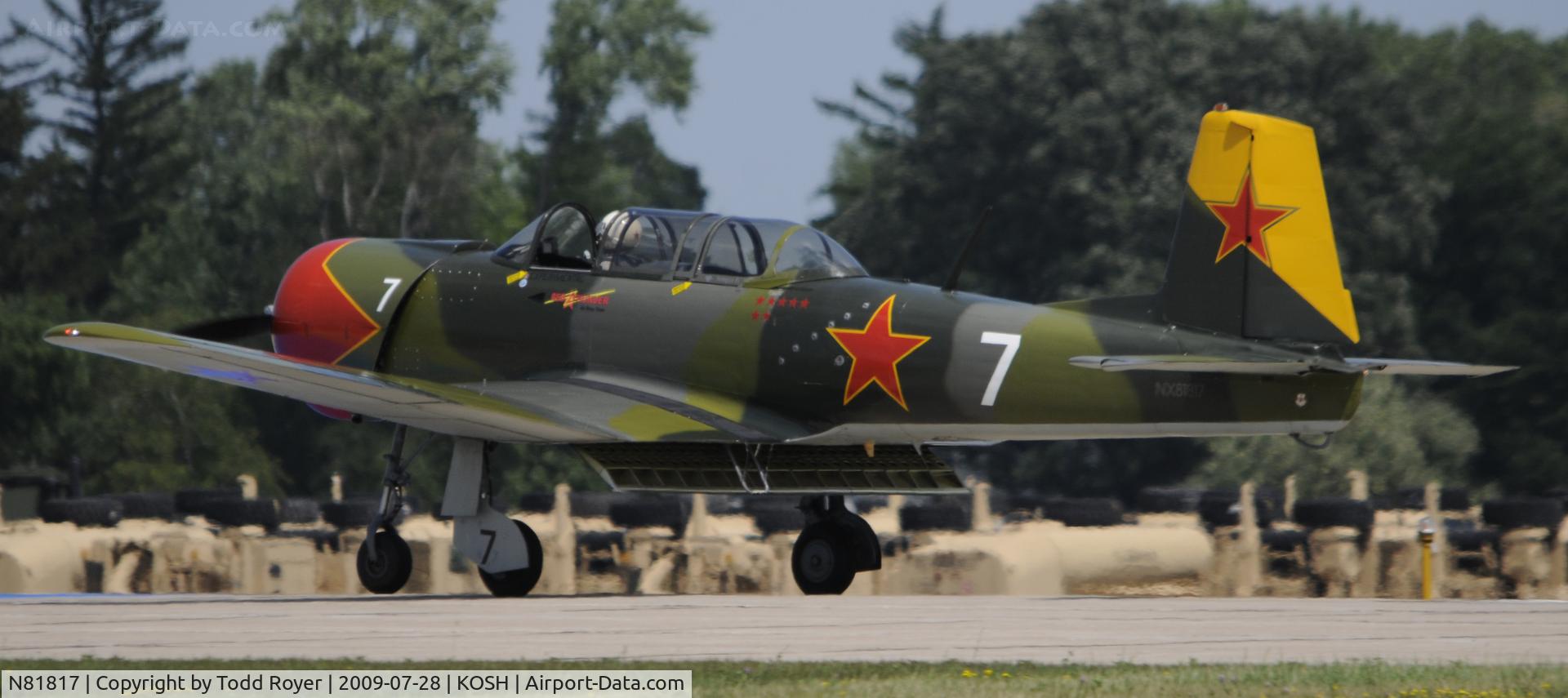 N81817, 1972 Nanchang CJ-6A C/N 2851260, EAA AIRVENTURE 2009