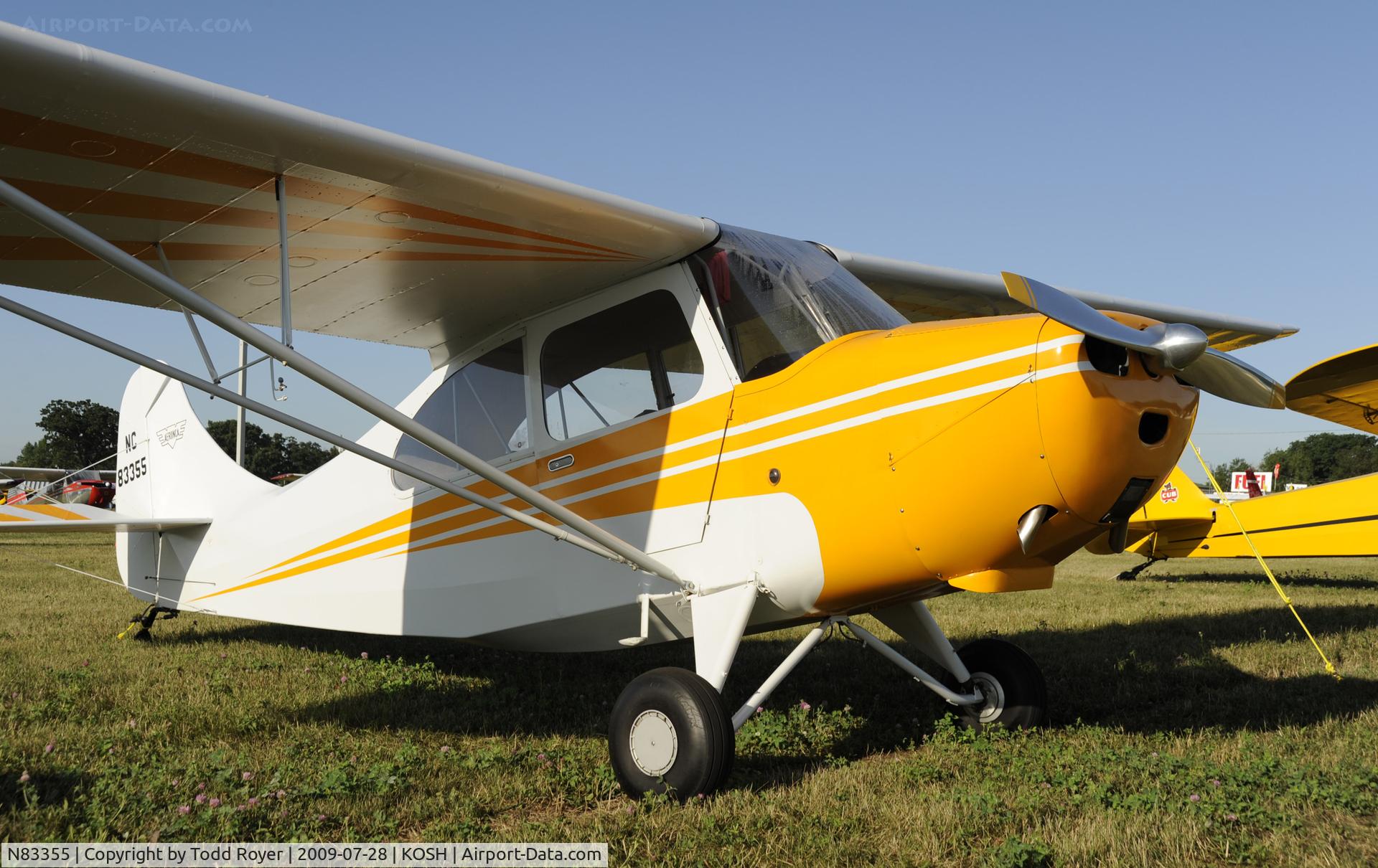 N83355, 1946 Aeronca 7AC Champion C/N 7AC-2022, EAA AIRVENTURE 2009