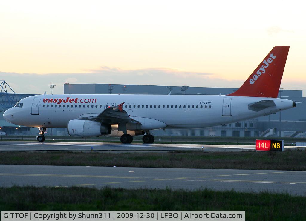 G-TTOF, 2002 Airbus A320-232 C/N 1918, Ready for take off rwy 14L