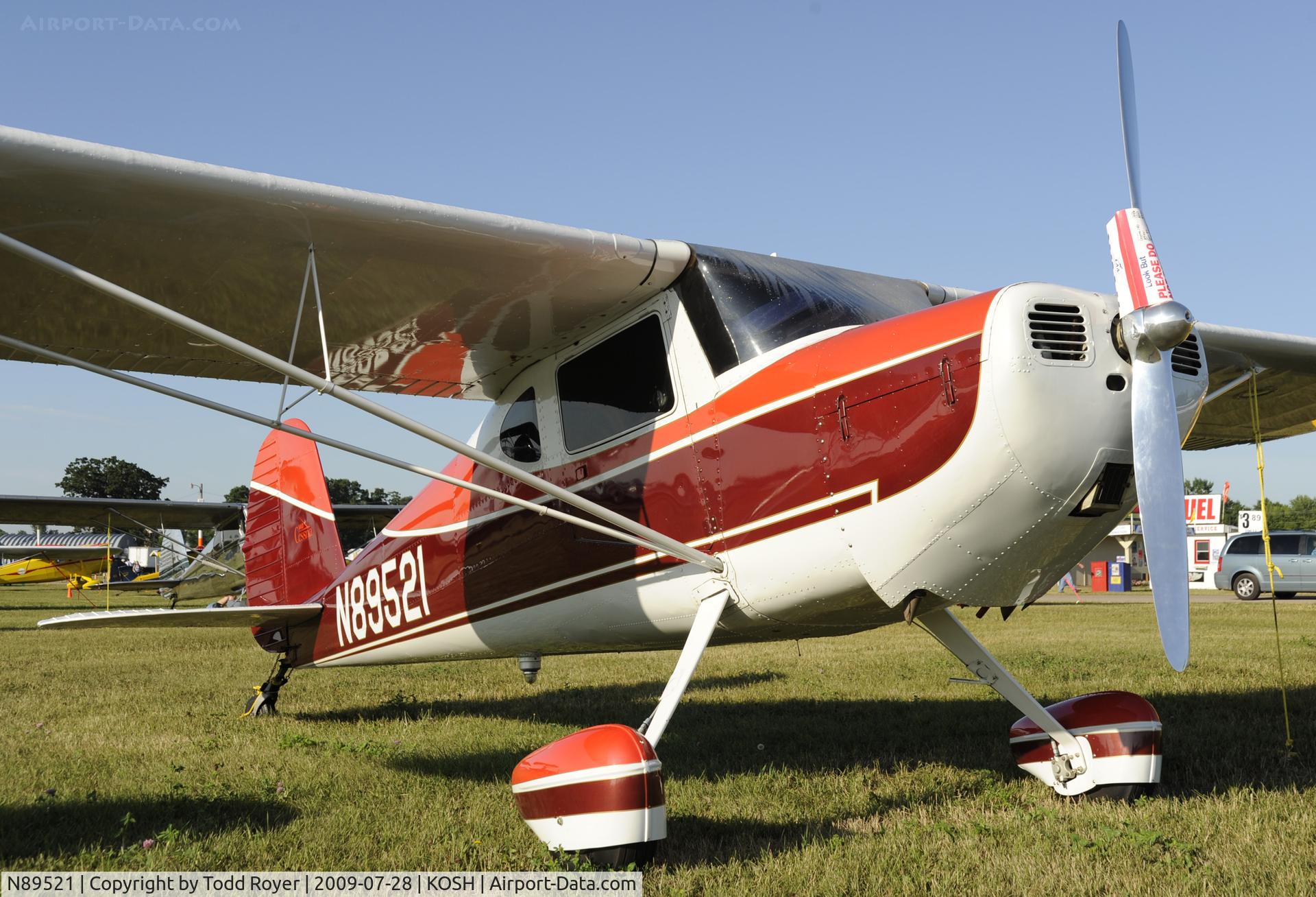 N89521, 1946 Cessna 140 C/N 8557, EAA AIRVENTURE 2009