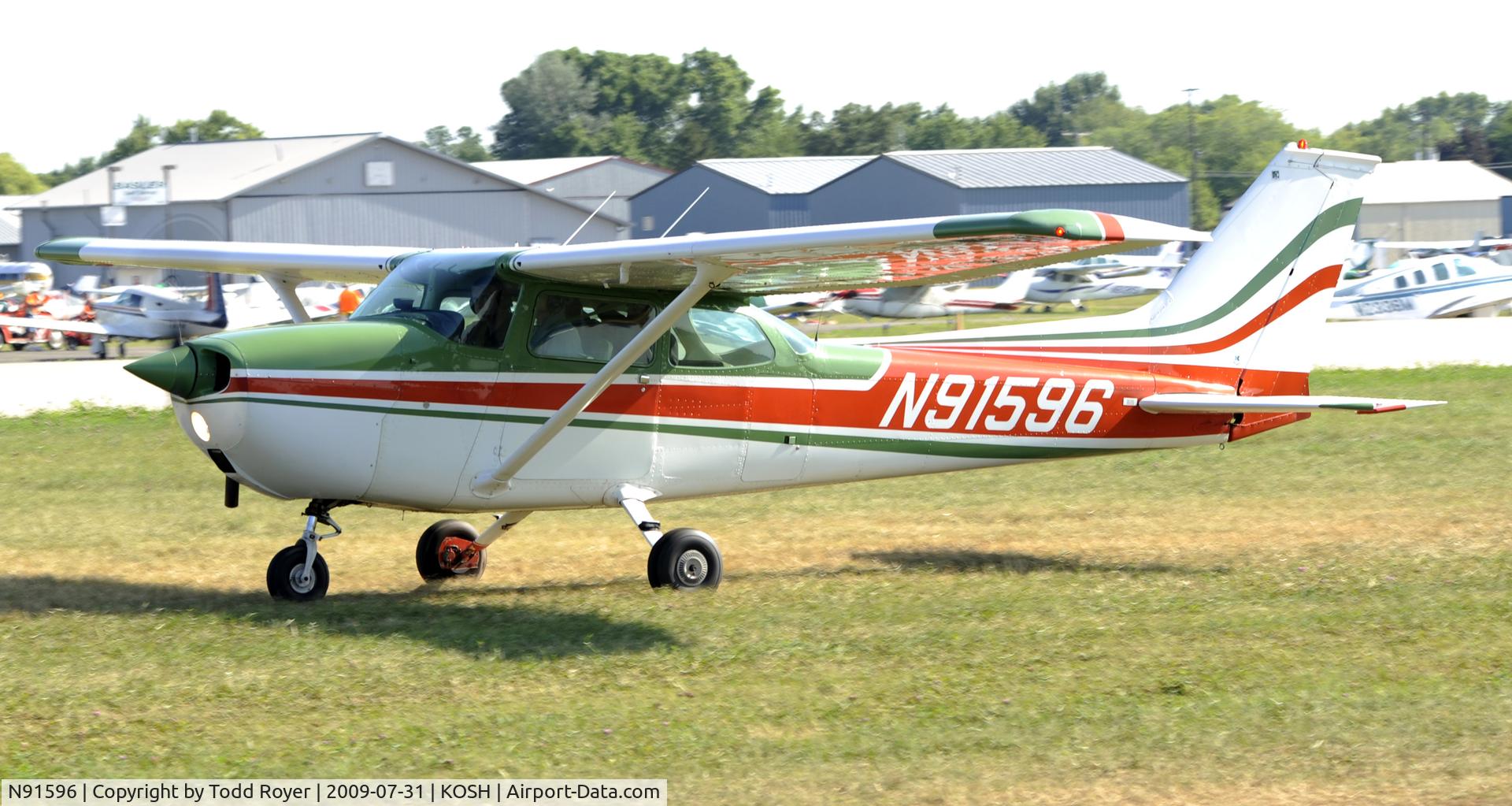 N91596, 1973 Cessna 172M C/N 17261505, EAA AIRVENTURE 2009