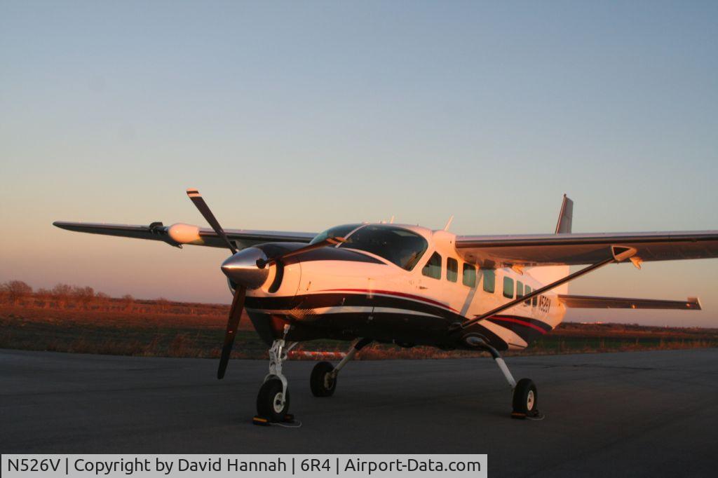 N526V, Cessna 208B C/N 208B2032, Sunset on a Caravan