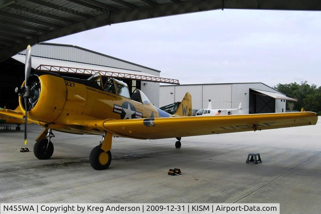 N455WA, 1945 North American SNJ-6 Texan C/N 121-43190, Giving rides at the Kissimmee Air Museum on behalf of Warbird Adventures.