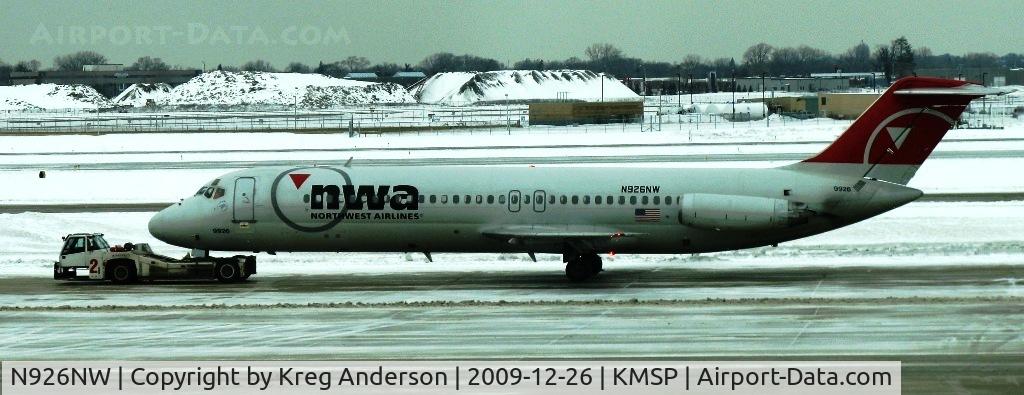 N926NW, 1970 Douglas DC-9-32 C/N 47425, This DC-9 will [probably] make it to 2010 while still in Northwest colors! Awesome!