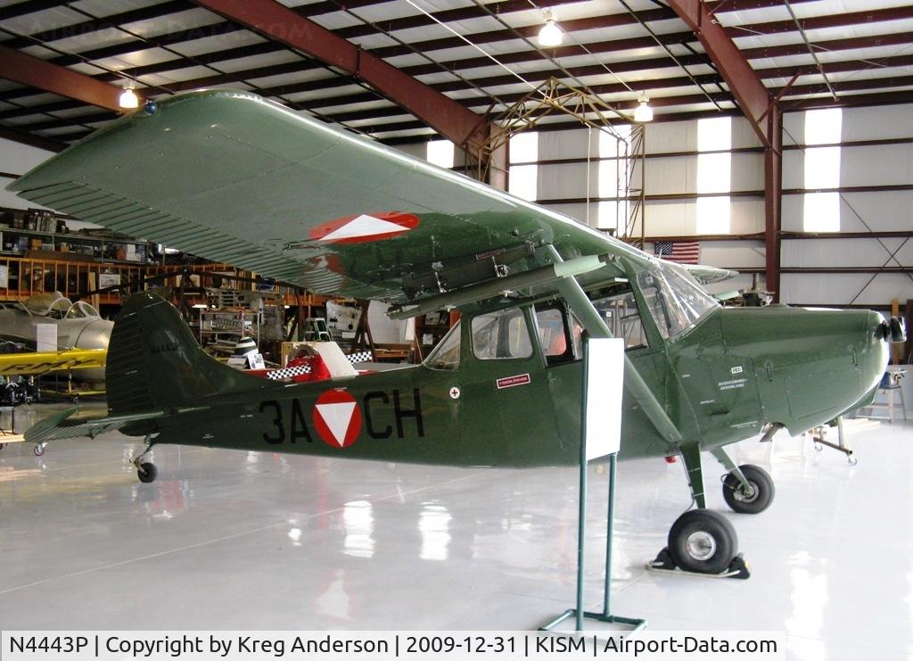 N4443P, 1951 Cessna L-19 O-1 Bird Dog C/N 23079, At the Kissimmee Air Museum