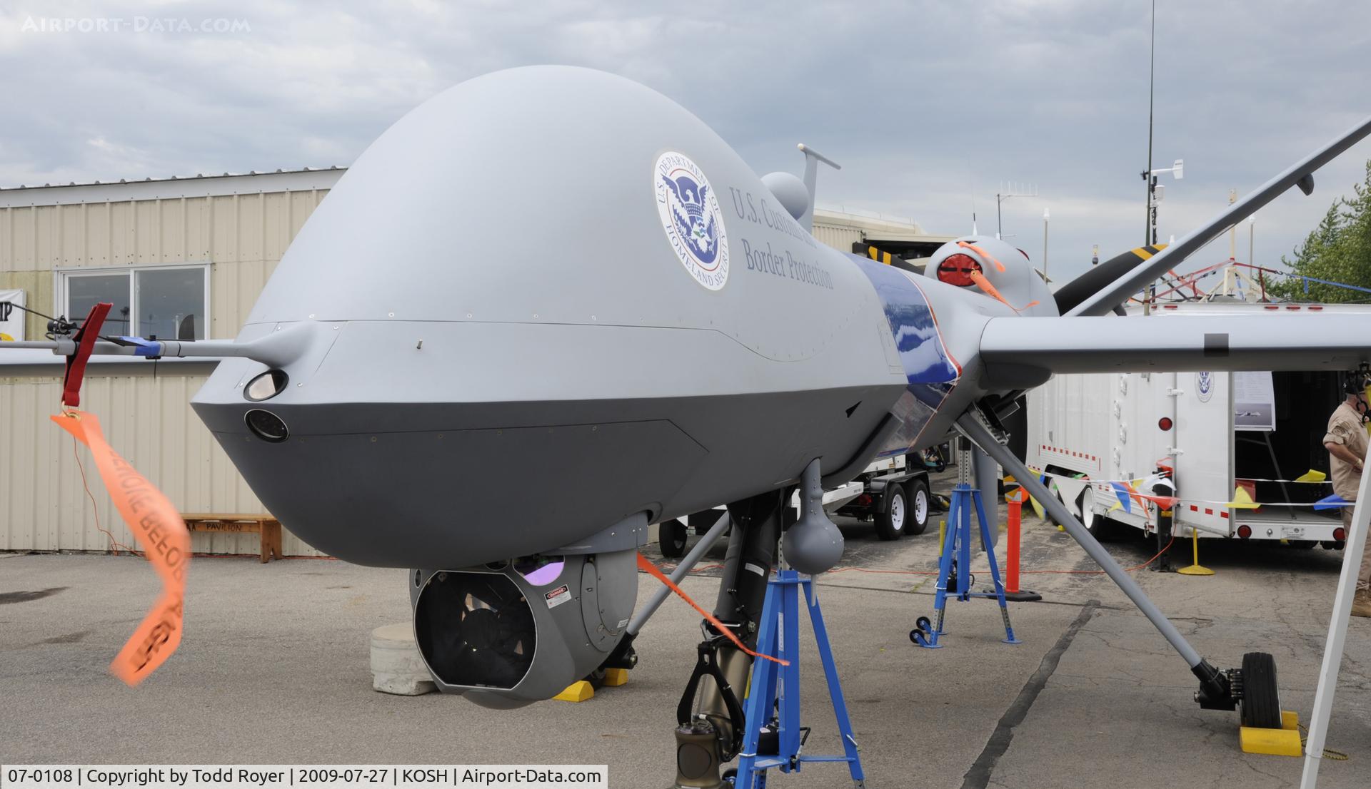 07-0108, General Atomics MQ-9B Reaper C/N Not found 07-0108, eaa airventure 2009