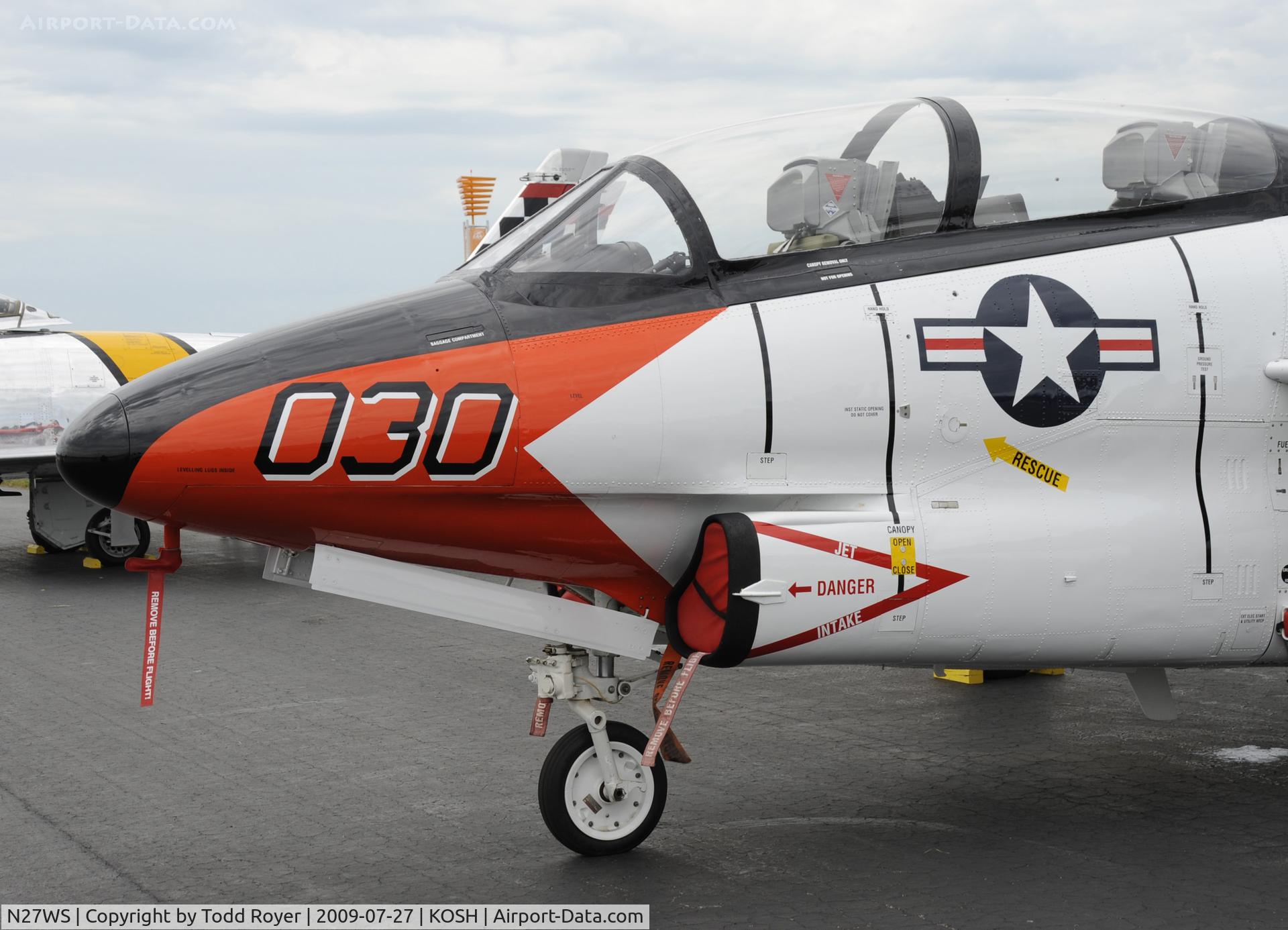 N27WS, North American T-2B Buckeye C/N 310-30, EAA AIRVENTURE 2009