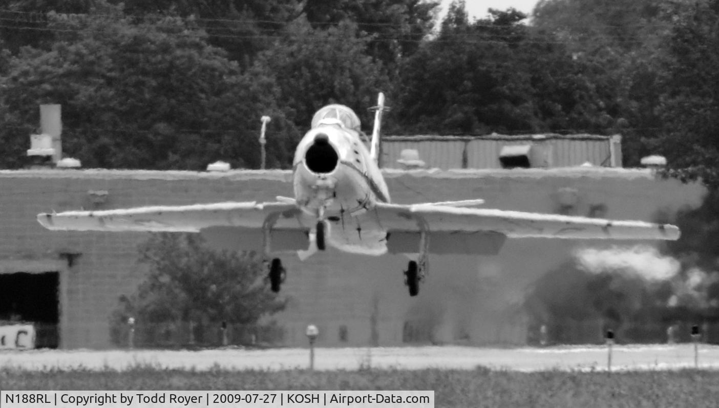 N188RL, 1952 North American F-86F Sabre C/N 191-682, EAA AIRVENTURE 2009