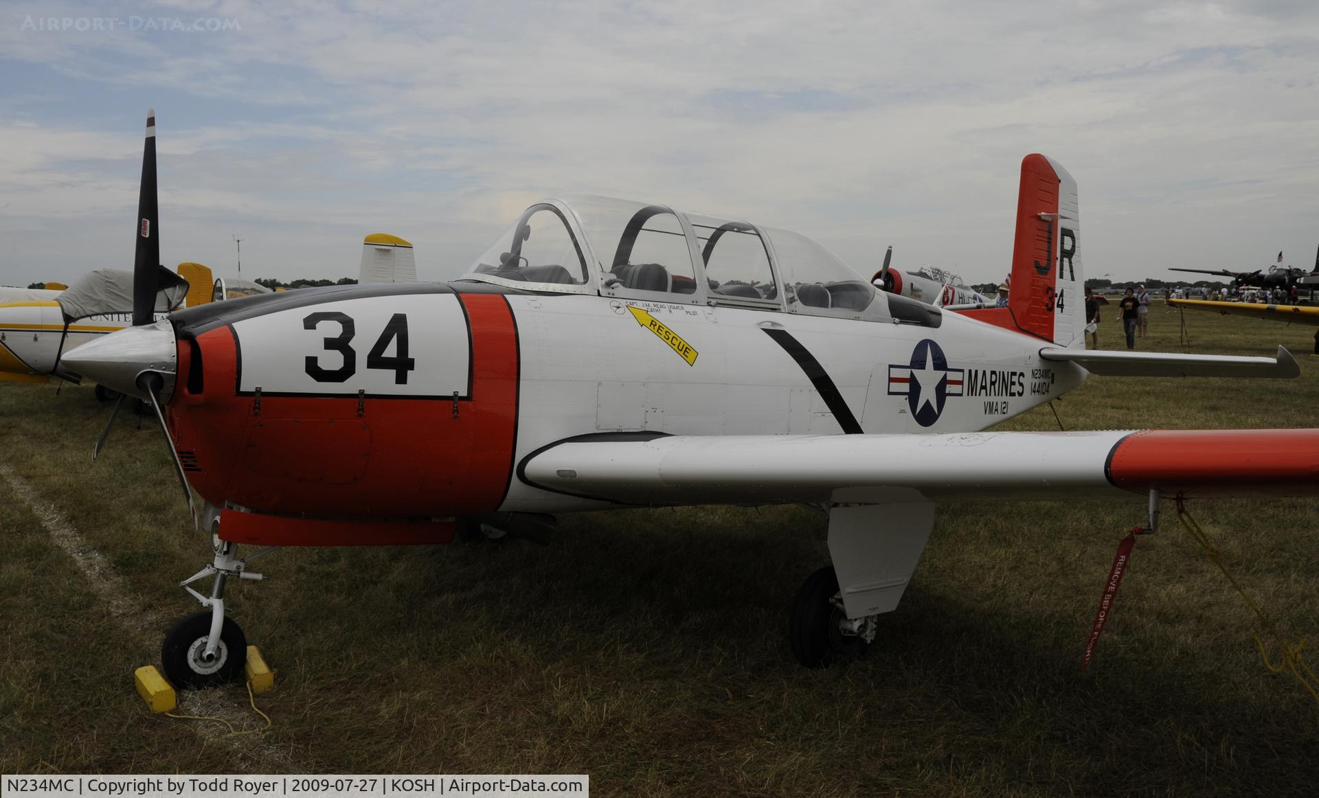 N234MC, 1956 Beech D-45 Mentor C/N BG-411, EAA AIRVENTURE 2009
