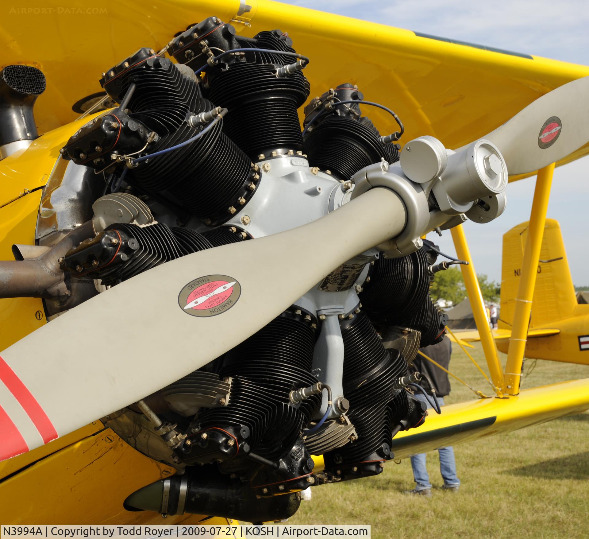 N3994A, 1985 Boeing 75 C/N AR-35, EAA AIRVENTURE 2009