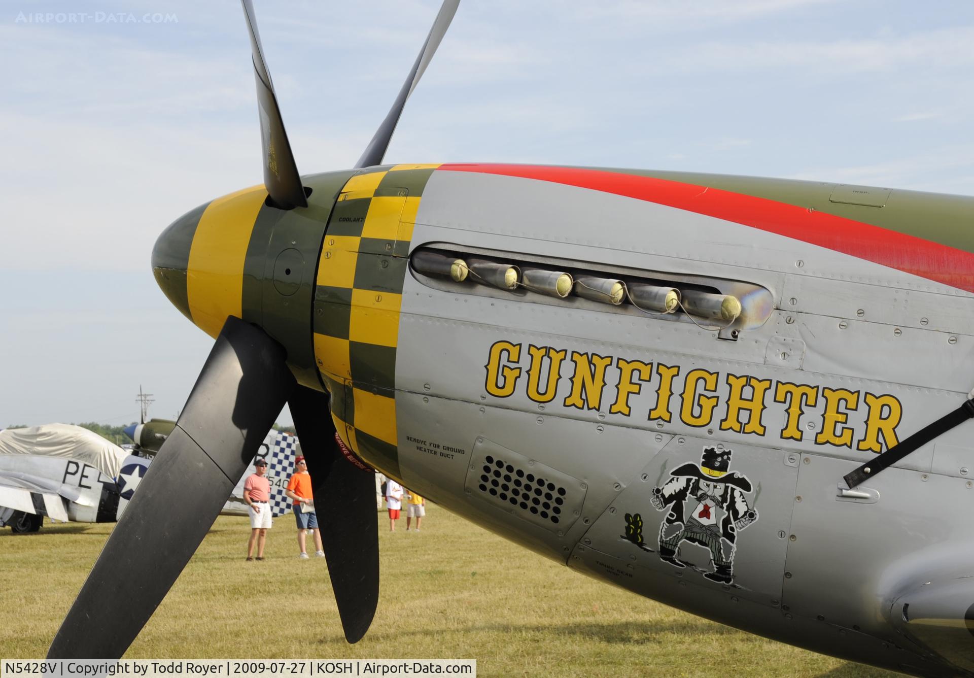 N5428V, 1944 North American P-51D Mustang C/N 122-39723, EAA AIRVENTURE 2009