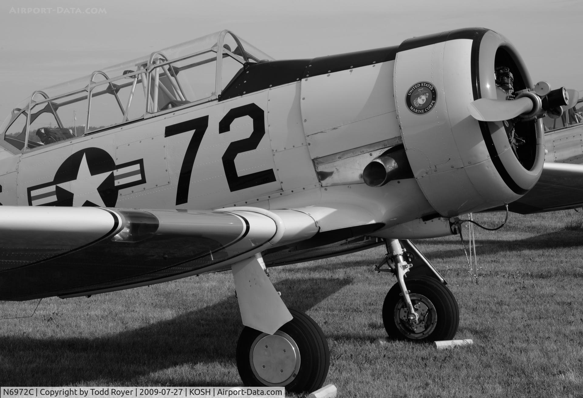 N6972C, 1946 North American SNJ-5 Texan Texan C/N 90680, EAA AIRVENTURE 2009